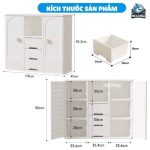 Kệ đồ dạng tủ cho bé E009 – E010 41 Kệ đồ dạng tủ cho bé E009 – E010