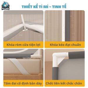 Màn chống muỗi, chống ngã cho bé M01