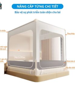 Màn khung vuông chống ngã cho bé P-MK01 52 Màn khung vuông chống ngã cho bé P-MK01