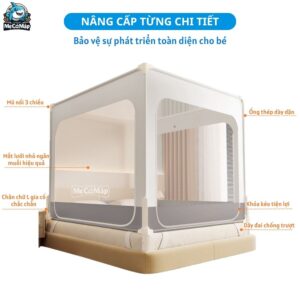 Màn khung vuông chống ngã cho bé P-MK01