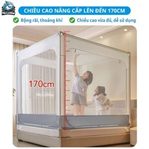 Màn khung vuông chống ngã cho bé P-MK01