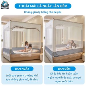 Màn khung vuông chống ngã cho bé P-MK01