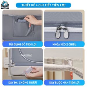 Màn khung vuông chống ngã cho bé P-MK01