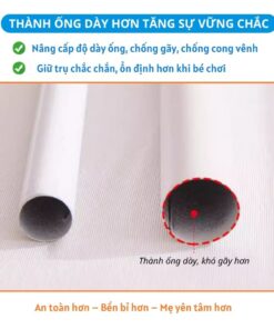 Màn khung vuông chống ngã cho bé P-MK01 42 Màn khung vuông chống ngã cho bé P-MK01