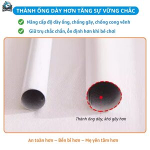 Màn khung vuông chống ngã cho bé P-MK01