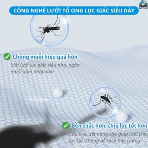 Màn khung vuông chống ngã cho bé P-MK01