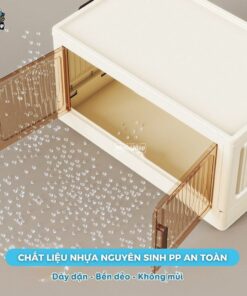 Tủ nhựa gấp gọn có ngăn treo HC12