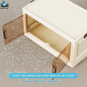 Tủ nhựa gấp gọn có ngăn treo HC12
