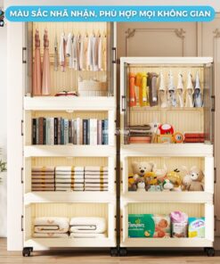 Tủ nhựa gấp gọn có ngăn treo HC12