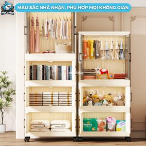 Tủ nhựa gấp gọn có ngăn treo HC12