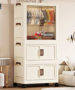 Tủ nhựa gấp gọn có ngăn treo HC12