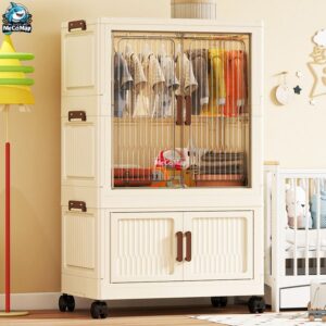 Tủ nhựa gấp gọn có ngăn treo HC12