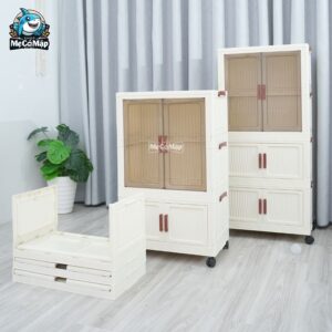 Tủ nhựa gấp gọn có ngăn treo HC12