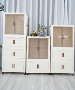 Tủ nhựa gấp gọn có ngăn treo HC12