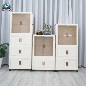 Tủ nhựa gấp gọn có ngăn treo HC12