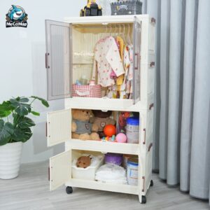 Tủ nhựa gấp gọn có ngăn treo HC12