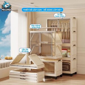 Tủ nhựa HC13 có móc treo