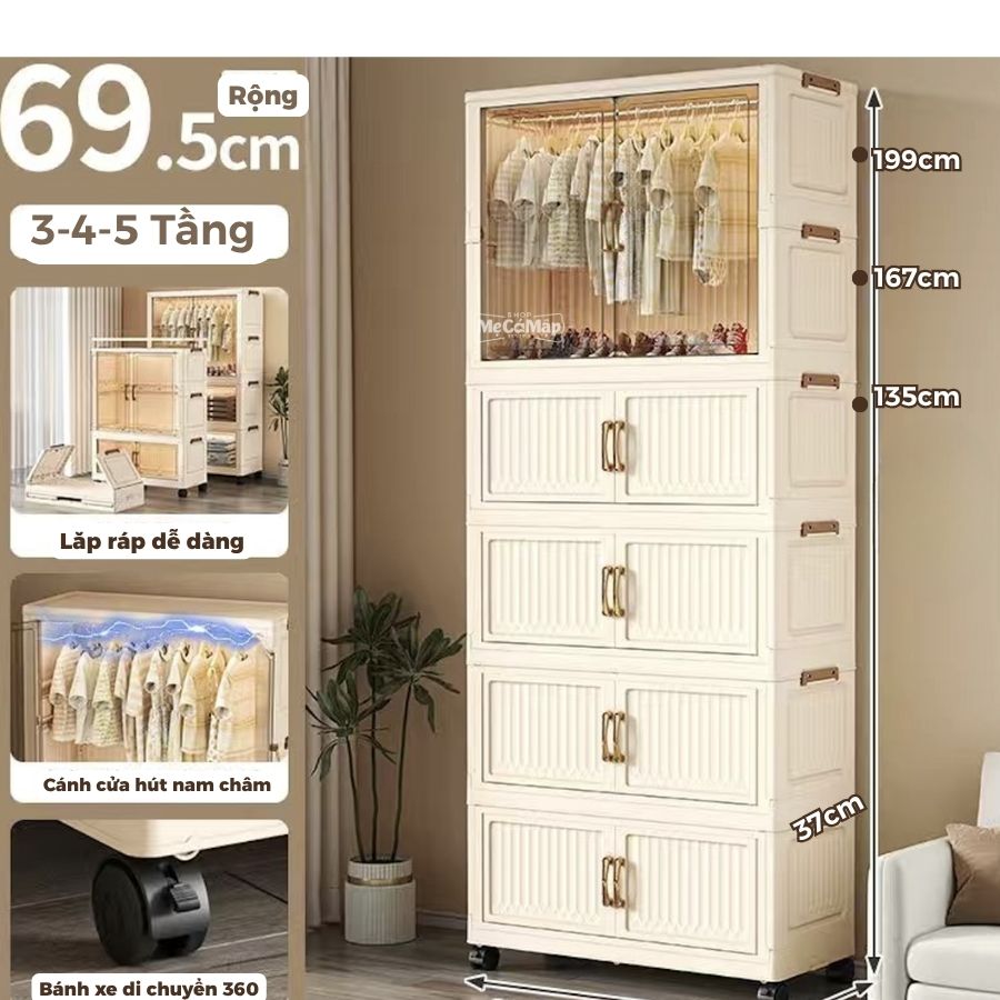 Tủ nhựa HC13 có móc treo