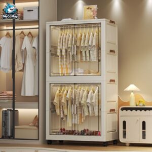 Tủ nhựa cho bé HC15 có ngăn treo