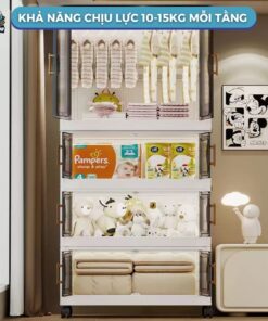 Tủ nhựa cho bé HC15 có ngăn treo