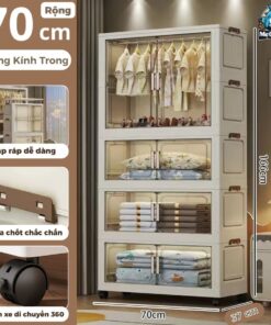 Tủ nhựa cho bé HC15 có ngăn treo