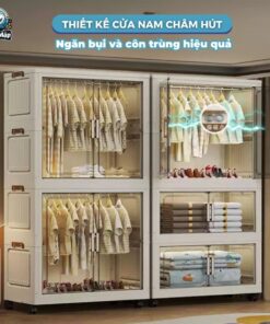 Tủ nhựa cho bé HC15 có ngăn treo