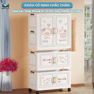 Tủ nhựa có móc treo 4 tầng HC16