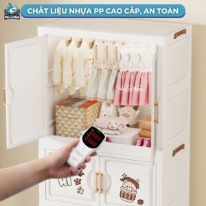 Tủ nhựa có móc treo 4 tầng HC16