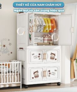 Tủ nhựa có móc treo 4 tầng HC16