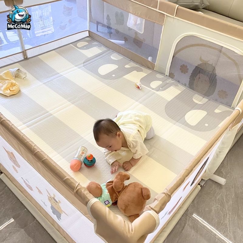 quây cũi vải cho bé