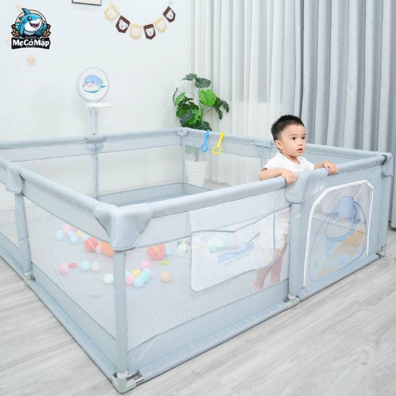 quây cũi vải cho bé