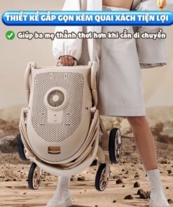 Xe đẩy gấp gọn 2 chiều Vinng Q11 cao cấp