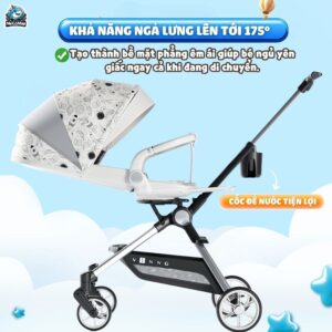 Xe đẩy du lịch gấp gọn Vinng Q7