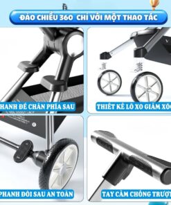 Xe đẩy du lịch gấp gọn Vinng Q7