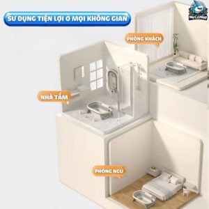 Chậu tắm Pakey có nhiệt kế P-CT03