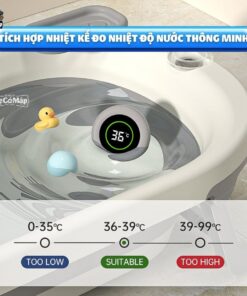 Chậu tắm Pakey có nhiệt kế P-CT03