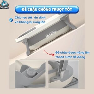 Chậu tắm Pakey có nhiệt kế P-CT03