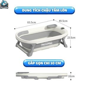Chậu tắm Pakey có nhiệt kế P-CT03