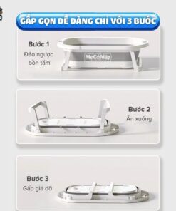 Chậu tắm Pakey có nhiệt kế P-CT03