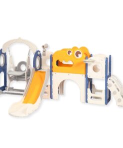 Cầu trượt xích đu liên hoàn Pakey Khủng long LH01