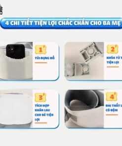 Địu vải Vinng D6 có ghế đa năng