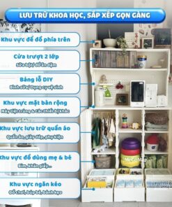 Tủ kệ đa năng Pakey E012