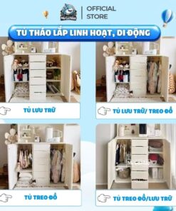 Tủ kệ đa năng Pakey E012