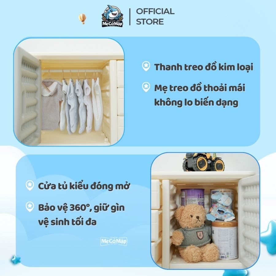 Kệ tủ 5 ngăn 4 cánh Pakey E011 42 Kệ tủ 5 ngăn 4 cánh Pakey E011