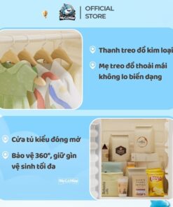 Kệ tủ 5 ngăn 4 cánh Pakey E011