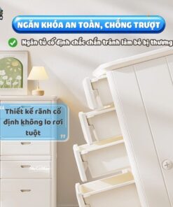 Kệ tủ 5 ngăn 4 cánh Pakey E011