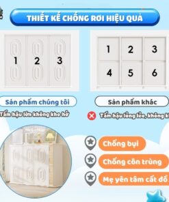 Kệ tủ 5 ngăn 4 cánh Pakey E011