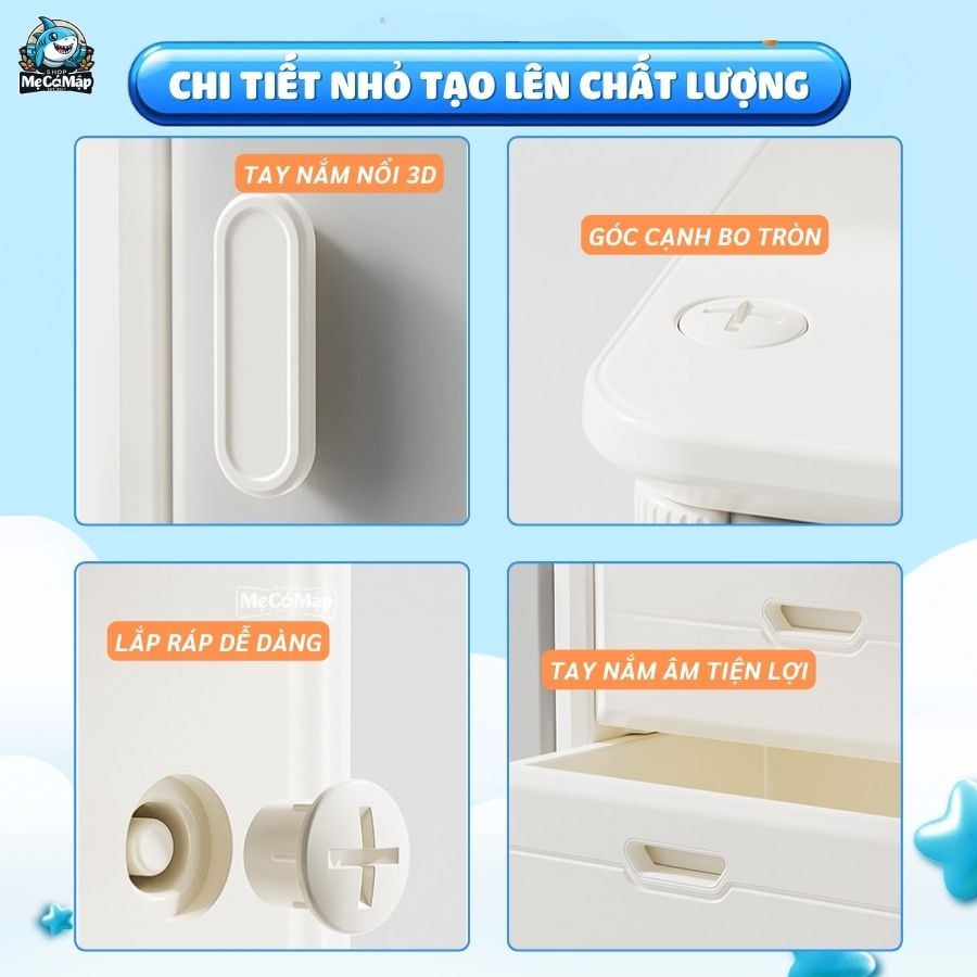 Kệ tủ 5 ngăn 4 cánh Pakey E011 47 Kệ tủ 5 ngăn 4 cánh Pakey E011