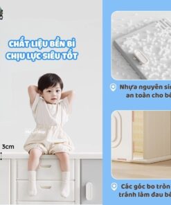 Kệ tủ 5 ngăn 4 cánh Pakey E011