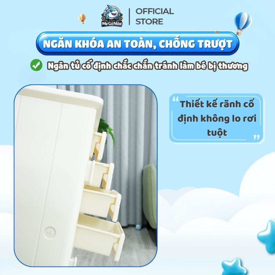 Kệ tủ 5 ngăn 4 cánh Pakey E011 41 Kệ tủ 5 ngăn 4 cánh Pakey E011